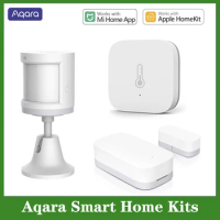 Aqara Door Window Motion Human Body Temperature Humidity Water Leakage Sensor M1S E1 Hub Gateway Mini Wireless Switch Smart Home