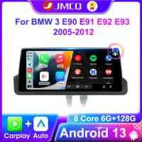 JMCQ 10.25" Android 13 Car Radio For BMW 3 E90 E91 E92 E93 2005-2012 Car Multimedia Video Player Carplay Navigation Head Unit