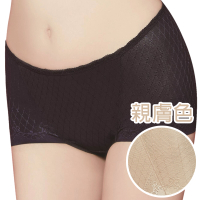 思薇爾 舒曼曲現系列M-XL中腰平口修飾褲(親膚色)