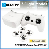 BETAFPV Cetus Pro FPV Kit HD VR02 Goggles 5.8G Transmitter for Frsky D8 Protocol RC Drone Racing Drone Brushless FPV Quadcopter