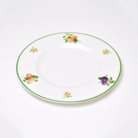 【Royal Porcelain泰國皇家專業瓷器】花果園圓盤17.5cm(泰國皇室御用品牌)