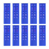 10X Replacement Remote Control For Dyson HP04 HP05 HP06 HP09 Air Purifier Fan Heating And Cooling Fan (Blue)