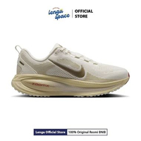 Sepatu Lari Wanita Vomero 18 Women's Running Shoes - Sail/Mtlc Gold Grain (HM6804-118) Original 38
