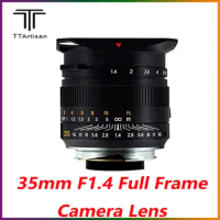 TTArtisan 35mm F1.4 Full Frame Lens for Leica M-Mount Cameras Leica M240 M3 M6 M7 M8 M9 M9p M10 Lens Large Aperture Portrait
