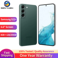 Original Samsung Galaxy S22+ S906U1 5G Mobile Phone S22 Plus 6.6'' 8GB RAM 128GB/256GB ROM NFC CellPhone Octa Core SmartPhone