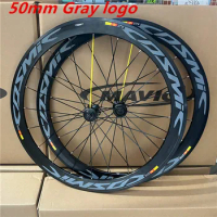 Newest 700C 40/50mm Road bike 6061 Aluminum alloy bicycle wheelset clincher rims Thru Axle center lock hub for 8/9/10/11S
