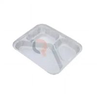 ALUMINIUM TRAY BX 2193 SEKAT 3 / WADAH LOYANG FOIL TRAY BX 2193 (125 PCS) tutup