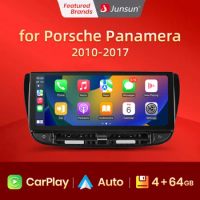Junsun 12.3" Car Multimedia Player Radio for Porsche Panamera 2010-2017 CarPlay Android Auto 8Core Android 12 DSP autoradio