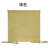 可拆洗簡約亞麻椅墊坐墊加厚榻榻米軟墊透氣電腦椅餐桌椅坐墊