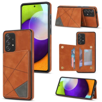 Newest Wallet Flip Case For Samsung Galaxy A12 Cover Case On For Samsung A 12 GalaxyA12 Magnetic Leather National Nubuck Cases