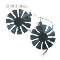 FDC10U12D9-C Graphics Fan For ASUS EXPEDITION RX580 RX570 EX--RX580 EX-RX570