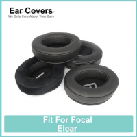 Earpads For Focal Elear Headphone Earcushions Protein Velour Sheepskin Pads Foam Ear Pads Black