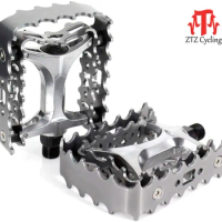 ZTZ Bicycle Pedals Bike Pedals Aluminum Alloy 9/16" Inch Pedals for Bikes Mountain Bikes Road Bicycles Platform Pedals
