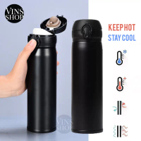 VINS Vacuum Thermal Flask Water Bottle 304 Stainless Steel Tumbler Bounce Lid Keep Hot Cold Thermos