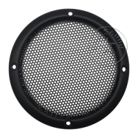 For 3.5" Inch Speaker Grill Cover Hige-grade Car Home Audio Conversion Net Decorative Circle Full Metal Mesh Protection