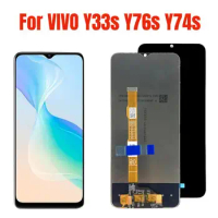 6.58" Original Screen For VIVO Y33s Y76s Y76 5g LCD Display Touch Screen Digitizer For VIVO Y74s LCD For VIVO Y33t Y21t Display