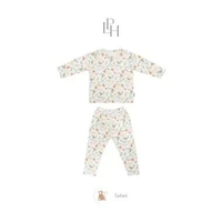 Little Palmerhaus - TENCEL™ Kids Pajamas 6.0 (Piyama Tencel Anak) 3-4 YEARS SAFARI