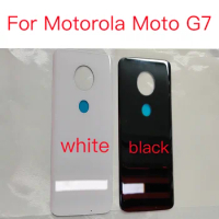 1pcs For Motorola Moto G7 Motog7 Back Battery Cover Housing Rear Back Cover Housing Case Repair Parts