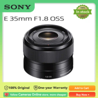 SONY E 35mm F1.8 OSS APS-C Micro Single Camera Lens Portrait Large Aperture For ZVE10 A6400 A6600 A6000 Sony 35 1.8 SEL35F18