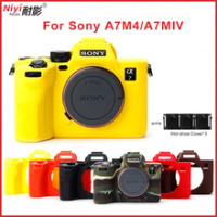 For Sony A7M4 A7MIV Soft Silicone Case Cover Camera Bag Sony A7M4/A7MIV Camera Accessories Rubber Protective