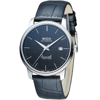MIDO 美度 官方授權 Baroncelli III 永恆系列復刻紳士機械腕錶-M0274071605000黑/39mm