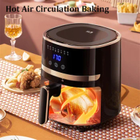 Household Electric Air Fryer Without Oil Large Capacity Smart Automatic Multifunctional Oven Airfryer Machine Kitchen Accessorie