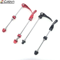 Velosa Novatec alloy QR,1 Pair Bicycle Skewers Ultralight Quick Release for MTB and Road Bike