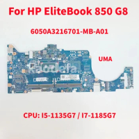 6050A3216701 For HP EliteBook 850 840 G8/ZFfly 15 G8 Laptop Motherboard CPU: I5-1135G7 / I7-1185G7 UMA M35805-601 M35809-601
