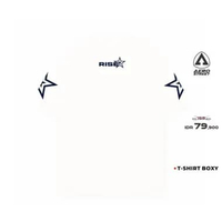 Aerostreet T Shirt Boxy Fit Rise 09 Off White Man Kaos Tshirt FC3BA M