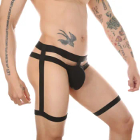 Spandex Men Jockstrap Thongs Sexy Pouch Panties Sexi Gay Fetish Wear Bondage Underwear Clubwear Erotic Mens Thongs and G Strings