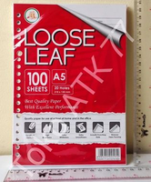 Refil Isi Kertas Binder Kecil Loose Leaf File A5 100 Campus READY STOCK
