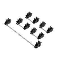 Steel Plate Satellite Shaft for Mechanical Keyboard Cherry MX Axis Switch Black Mounted 6.25U 2U Stabilizers-1