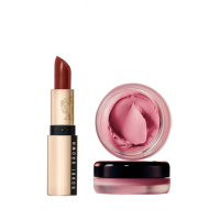 【Bobbi Brown 芭比波朗】微霧奢養氣質口紅/腮紅組(金緻緞光唇膏+雲朵腮紅8.5g)