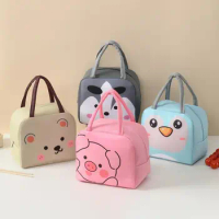Cartoon Lunch Bag Kawaii Portable Fridge Thermal Bag Women Children's School Thermal Insulated Lunch Box Bags