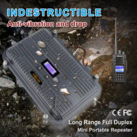 Chierda V9 Analog/Digital Mini Repeater Portable Repeater Power Amplifier UHF Or VHF 10W Vehicle Radio Communication Solution