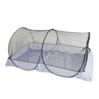 Single Bed Mosquito Net Tents for Wild Trips Camping Travel Outdoor Dormitory Child Tent Transparent Folding Mosquito Net Bed