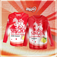 Singha Daeng เสื้อสเวตเตอร์มะนาวโซดา, รุ่นแขนยาว, ใหม่สำหรับปี 2025, ในสต็อก