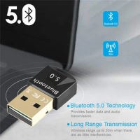 USB Bluetooth 5.0 Adapter Wireless BT 5.0 Receiver Dongle High Speed Transmitter Mini Bluetooth USB Adapter For PC Laptop