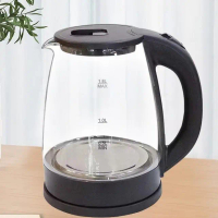 In Stock! 1.8L Glass Electric Kettle - Large Capacity Household Kettle