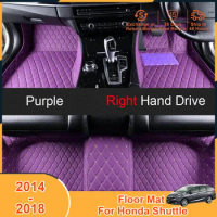 2014-2018 Floor Mats Foot Pad Carpets for Honda Shuttle 2018 2017 2016 2015 2014 Accessories Right Hand Drive Non-Slip Cover