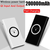For Xiaomi MIJIA 200000mAh Wireless Power Bank Two-way Fast Charging Powerbank Type-c Ultra-large External Battery for IPhone