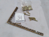 Baut Mur kuningan diameter 5 mm panjang 3.5 cm kunci 10 jual per 10