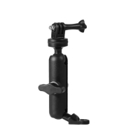 【防抖穩定】機車360度調節行車紀錄器支架-後照鏡版(GoPro運動相機 戶外拍攝相機穩定器 雲台 自行車)