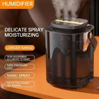 Humidifier Large Capacity Three Spray Rechargeable 2400mAh 3L