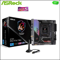 NEW For ASROCK Z790 PG-ITX/TB4 PG-ITX MINI Motherboards LGA 1700 DDR5 64G For Intel Z790 Desktop Mainboard M.2 NVME SATA III