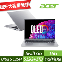 ACER 宏碁 SFG14-73-53HY 14吋輕薄筆電 (Ultra 5 125H/16G/512G+1TB PCIe SSD/Win11特仕版)