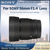 Lens protective film For SONY 56mm F1.4 Lens Skin Decal Sticker Wrap Film Anti-scratch Protector Case