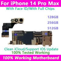 Unlocked 100%Tested For iPhone 14 PRO MAX logic board Support IOS update For iPhone 14 pro max Motherboard With Face ID Tested