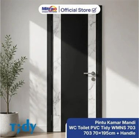 Pintu PVC TIDY WMNS 703 70x195cm + Handle - Proteksi Ganda Extra Bubble Wrap