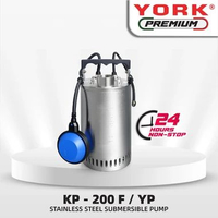 YORK PREMIUM KP SERIES STAINLESS STEEL SUBMERSIBLE PUMP KP-200 F/YP